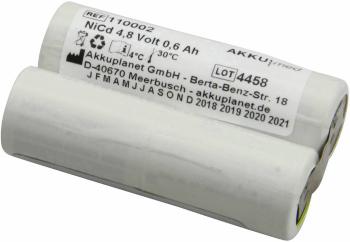 Akku Med akumulátor pre lekárske prístroje Náhrada za originálny akumulátor KR-600AE Customed 4.8 V 600 mAh