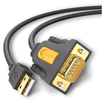 Ugreen USB 2.0 to RS-232 COM Port DB9 (M) Adaptér Cable Black 3 m (20223)