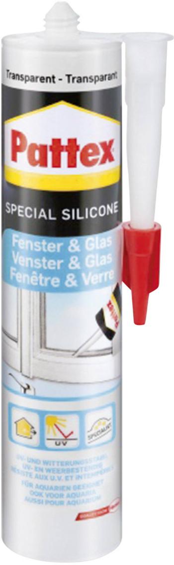 Pattex Fenster & Glas silikón  Farba priehľadná PFGFT 300 ml