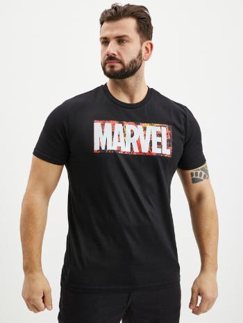 ZOOT.Fan Marvel Logo Marvel Tričko Čierna