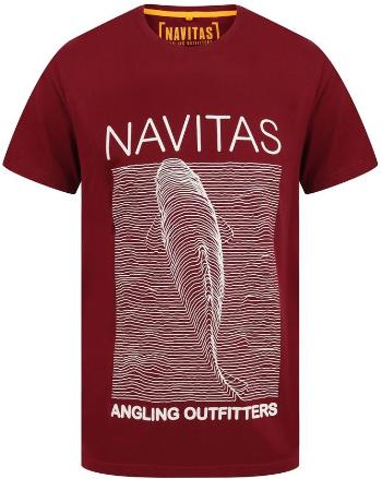 Navitas tričko joy tee burgundy - xxl