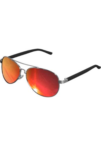 Urban Classics Sunglasses Mumbo Mirror silver/red - UNI