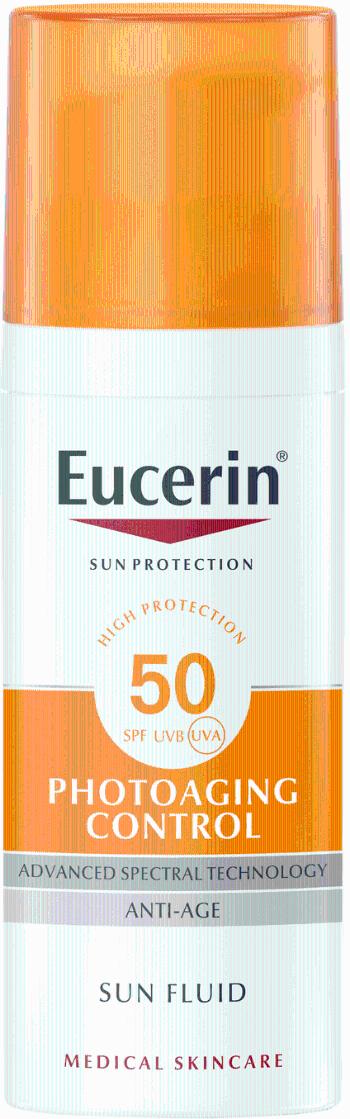 Eucerin SUN Emulzia na opaľovanie na tvár SPF 50 proti vráskam 50 ml