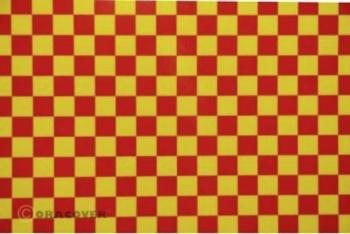 Oracover 44-033-023-002 nažehlovacia fólia Fun 4 (d x š) 2 m x 60 cm žltá, červená