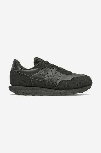 Detské tenisky New Balance PH237BK1 čierna farba