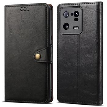 Lenuo Leather flipové puzdro na Xiaomi 13 Pro, čierna (348429)