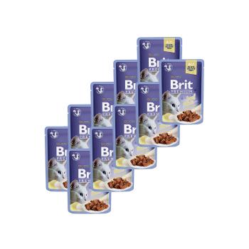 BRIT PREMIUM CAT KAPSICKA DELICATE FILLETS IN JELLY WITH BEEF 10KS X 85G