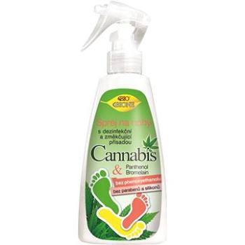 BIONE COSMETICS Cannabis Sprej na nohy s dezinfekčnou prísadou 260 ml (8595061606343)