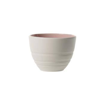 Bielo-ružová porcelánová šálka Villeroy & Boch Leaf, 450 ml