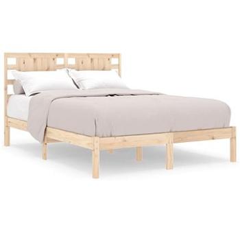 Rám postele masívna borovica 140 × 190 cm, 3104198