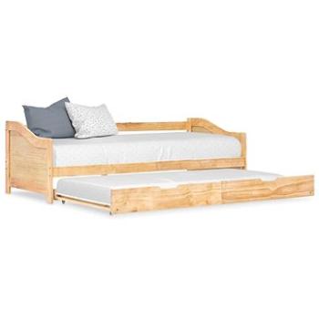 Rám vysúvací, postele/pohovky, borové drevo, 90 x 200 cm (283150)