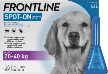 Frontline Spot-on pre psy L (20-40 kg) 3 ks