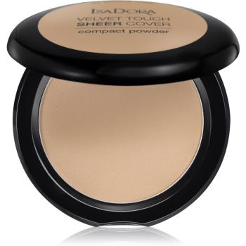 IsaDora Velvet Touch Sheer Cover kompaktný púder odtieň 45 Neutral Beige 10 g