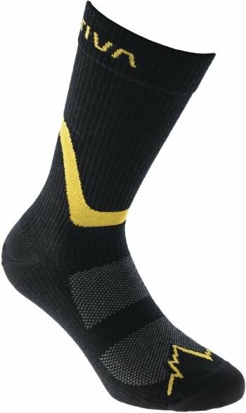 La Sportiva Ponožky Hiking Socks Black/Yellow S