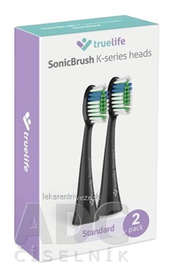 TrueLife SonicBrush K-series heads Standard black náhradné hlavice pre sonickú zubnú kefku 1x2 ks