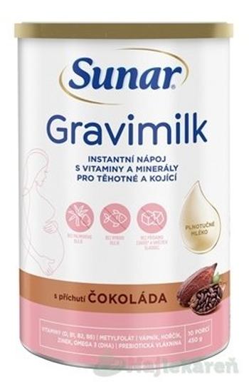 Sunar Gravimilk s príchuťou čokoláda instantný mliečny nápoj 450 g