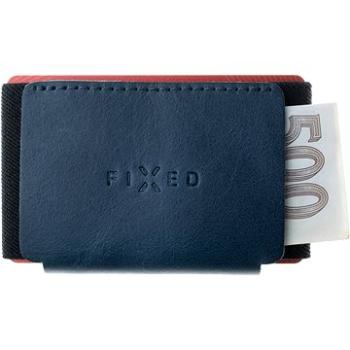 FIXED Tiny Wallet z pravej hovädzej kože modrá (FIXW-STN2-BL)