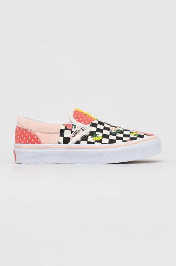 Detské tenisky Vans UY Classic Slip On Patch FRTC MDGRE