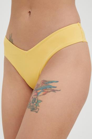 Brazílske plavkové nohavičky Billabong žltá farba