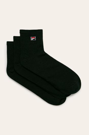 Ponožky Fila (3-pak) pánske, čierna farba