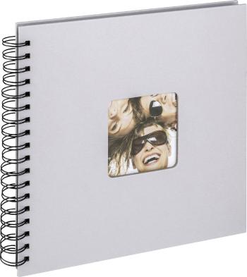 walther+ design  SA-108-D album sa špirálovú väzbou (š x v) 26 cm x 25 cm sivá 40 Seiten