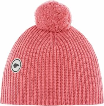 Eisbär Mirna Pompon Beanie Peach Pink UNI Lyžiarska čiapka