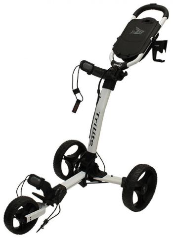 Axglo TriLite White/Black Manuálny golfový vozík