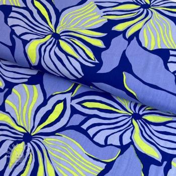 ECOVERO Florals cobalt digital print