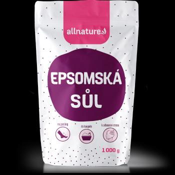 ALLNATURE Epsomská soľ 1000 g, poškodený obal