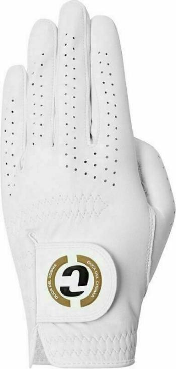Duca Del Cosma Elite Pro Mens Golf Glove Left Hand for Right Handed Golfer White S