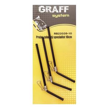 Graff Průjezd zahnutý Specialist 10cm 3ks Černý (8594185853602)