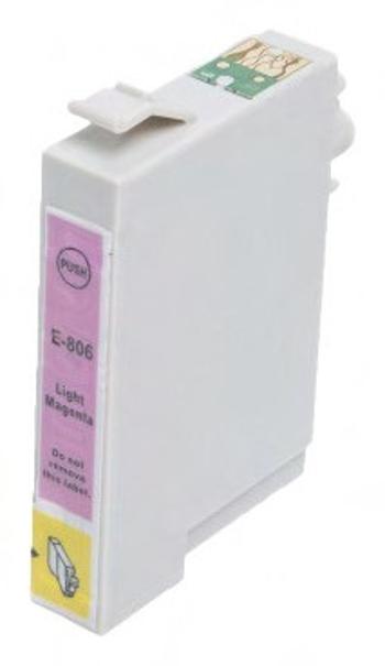 EPSON T0806 (C13T08064011) - kompatibilná cartridge, svetlo purpurová, 12ml
