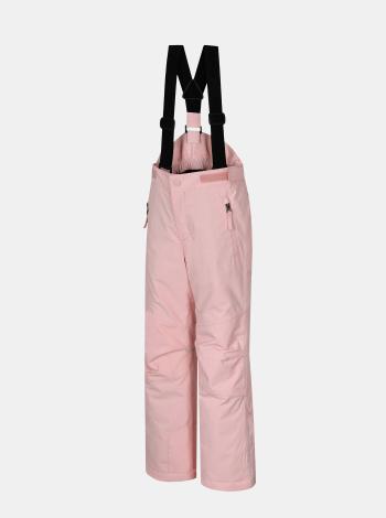 Ružové dievčenské zateplené nohavice Hannah