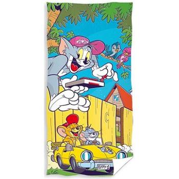 CARBOTEX Tom a Jerry v žltom kabriolete 70 × 140 cm (5904302514218)