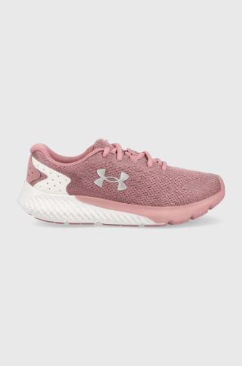 Bežecké topánky Under Armour Charged Rogue 3 Knit ružová farba