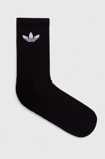 Ponožky adidas Originals 6-pak čierna farba