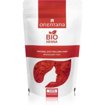 Orientana Bio Henna Long Hair ošetrujúca farba na vlasy odtieň Mahogany Red 100 g