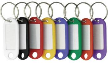 ALCO vešiak na kľúče 1850-26  biela, čierna, červená, žltá, modrá, zelená, oranžová, fialová 200 ks 200 ks