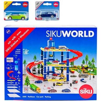 Siku World – Garáž s dvomi autami (8591864601189)