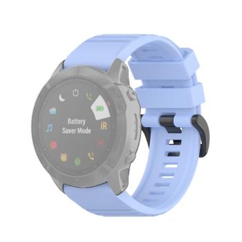 SILICONE Remienok Garmin Fenix 3 / 3HR / 5X / 5 Plus / 6X / 6X Pro svetlomodrý