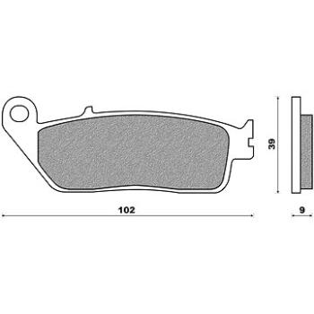NEWFREN brzdové doštičky (zmes ROAD TOURING ORGANIC) (2 ks) M502 – 517 (M502-517)