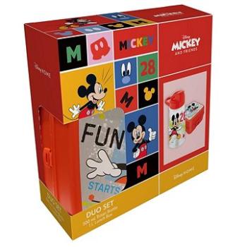 Disney desiatová súprava Mickey Mouse, fľaša a krabička na obed (3800161838712)
