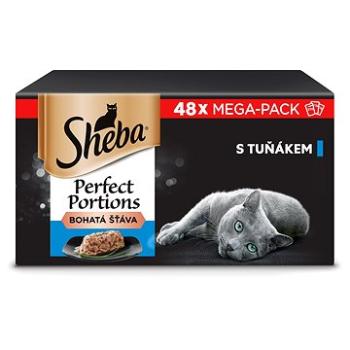 Sheba Perfect Portions vaničky s tuniakom pre dospelé mačky 8× ( 6× 37,5 g ) (4008429135491)