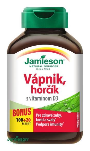 Jamieson Vápnik, horčík, s vitamínom D3 120tbl