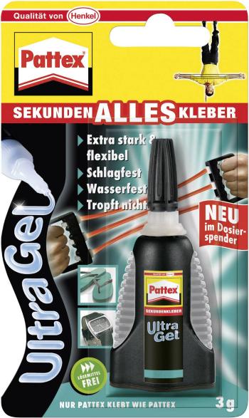 Pattex Ultra Gel sekundové lepidlo  PSG5C 3 g