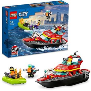 LEGO® City 60373 Hasičská záchranárska loď a čln (5702017416335)