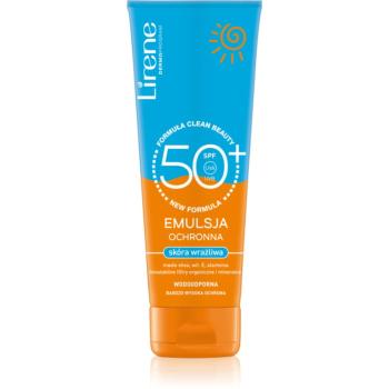 Lirene Sun upokojujúca ochranná emulzia pre citlivú pleť SPF 50+ 120 ml