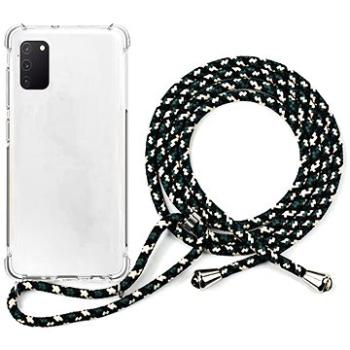 Epico Nake String Case Samsung Galaxy A41 – biela transparentná/čierno-biela (48210101000002)