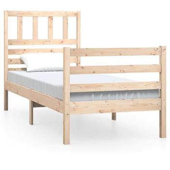 Rám postele masívne drevo 90 × 200 cm, 3101073
