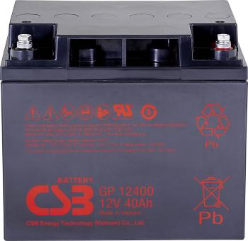 CSB Battery GP 12400 Standby USV GP12400B8 olovený akumulátor 12 V 40 Ah olovený so skleneným rúnom (š x v x h) 197 x 17